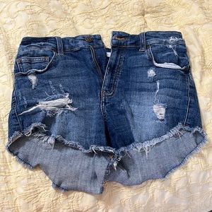 Eunina lulu high rise cut off shortie